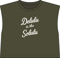 Delulu is the Solulu Cropped Muscle Tee