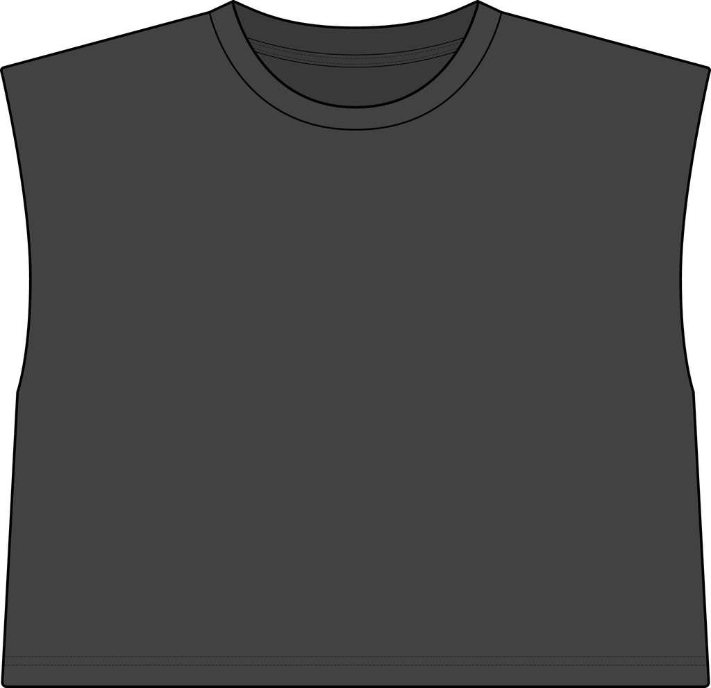 Iconic Cropped Muscle Tee