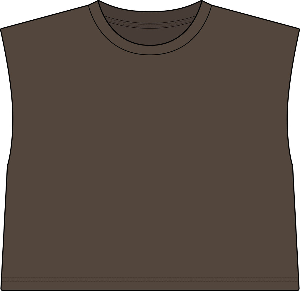 Delulu is the Solulu Cropped Muscle Tee