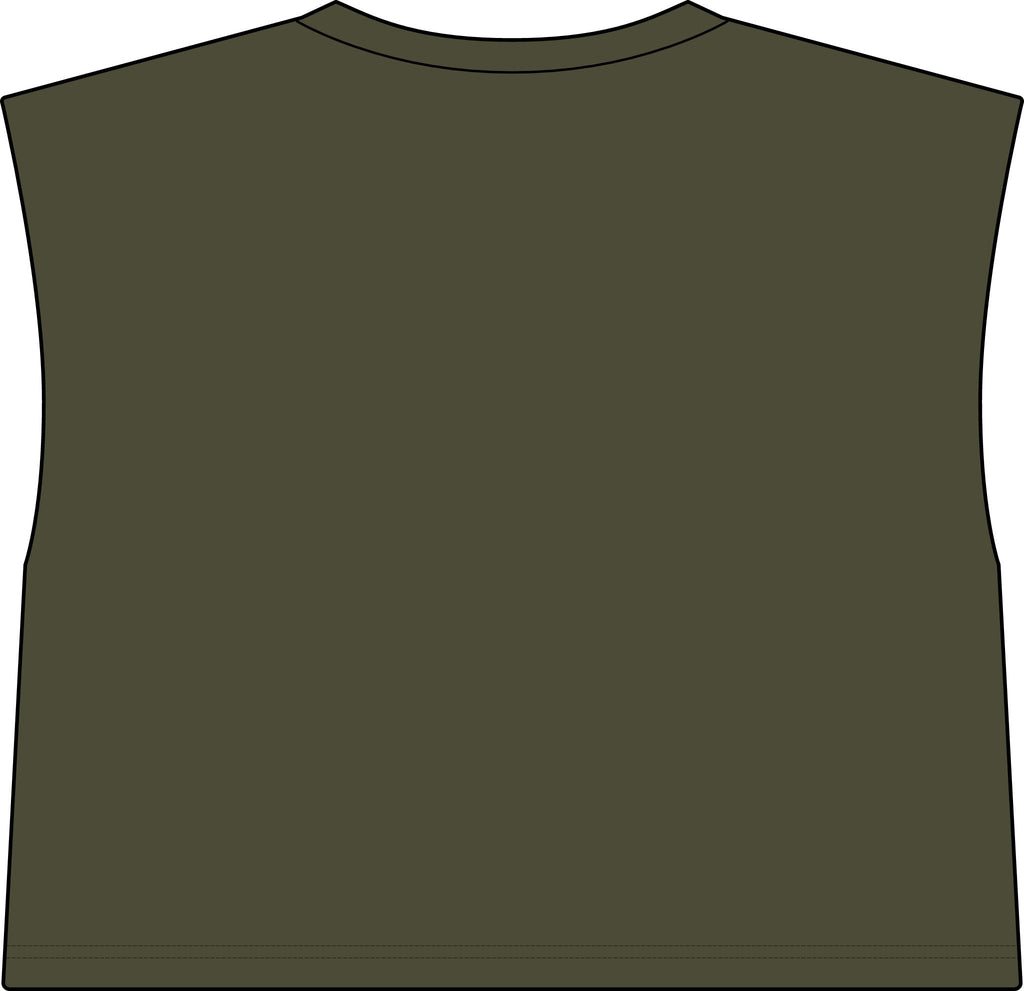 Iconic Cropped Muscle Tee