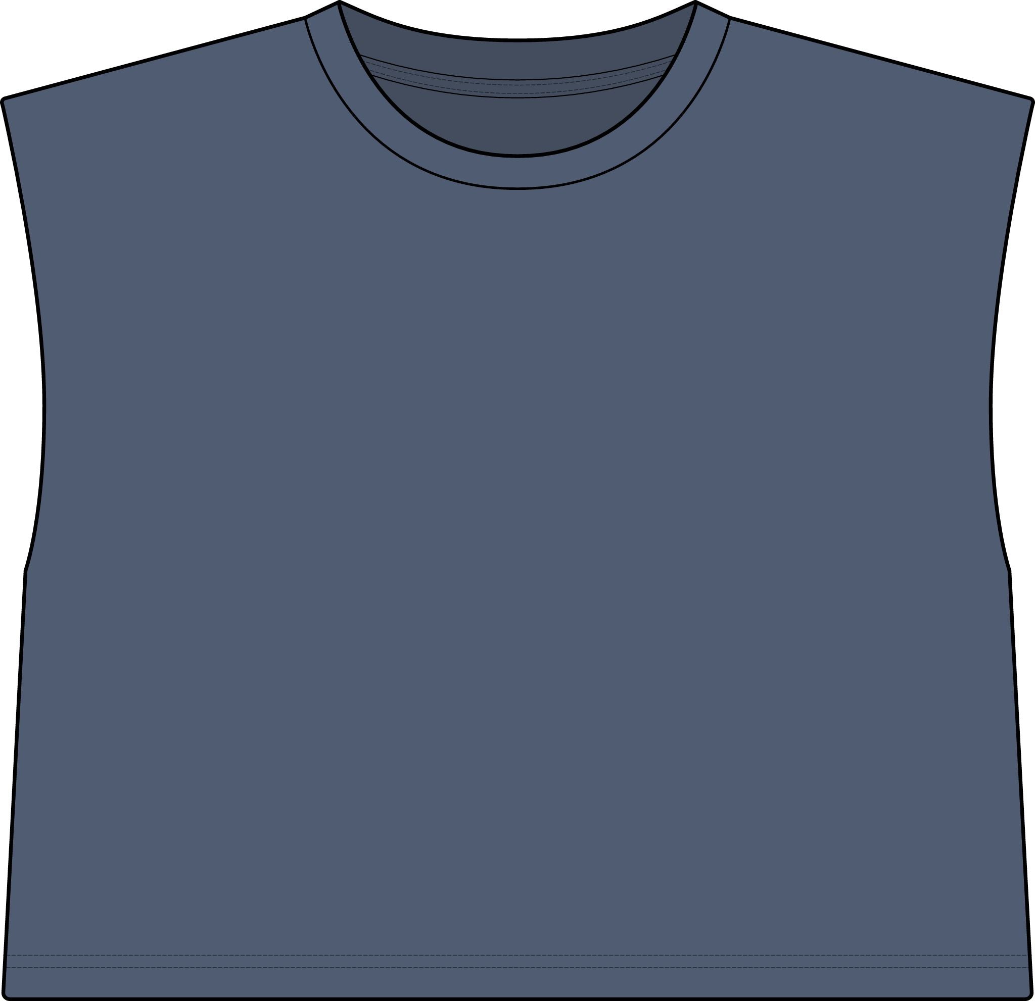 Iconic Cropped Muscle Tee