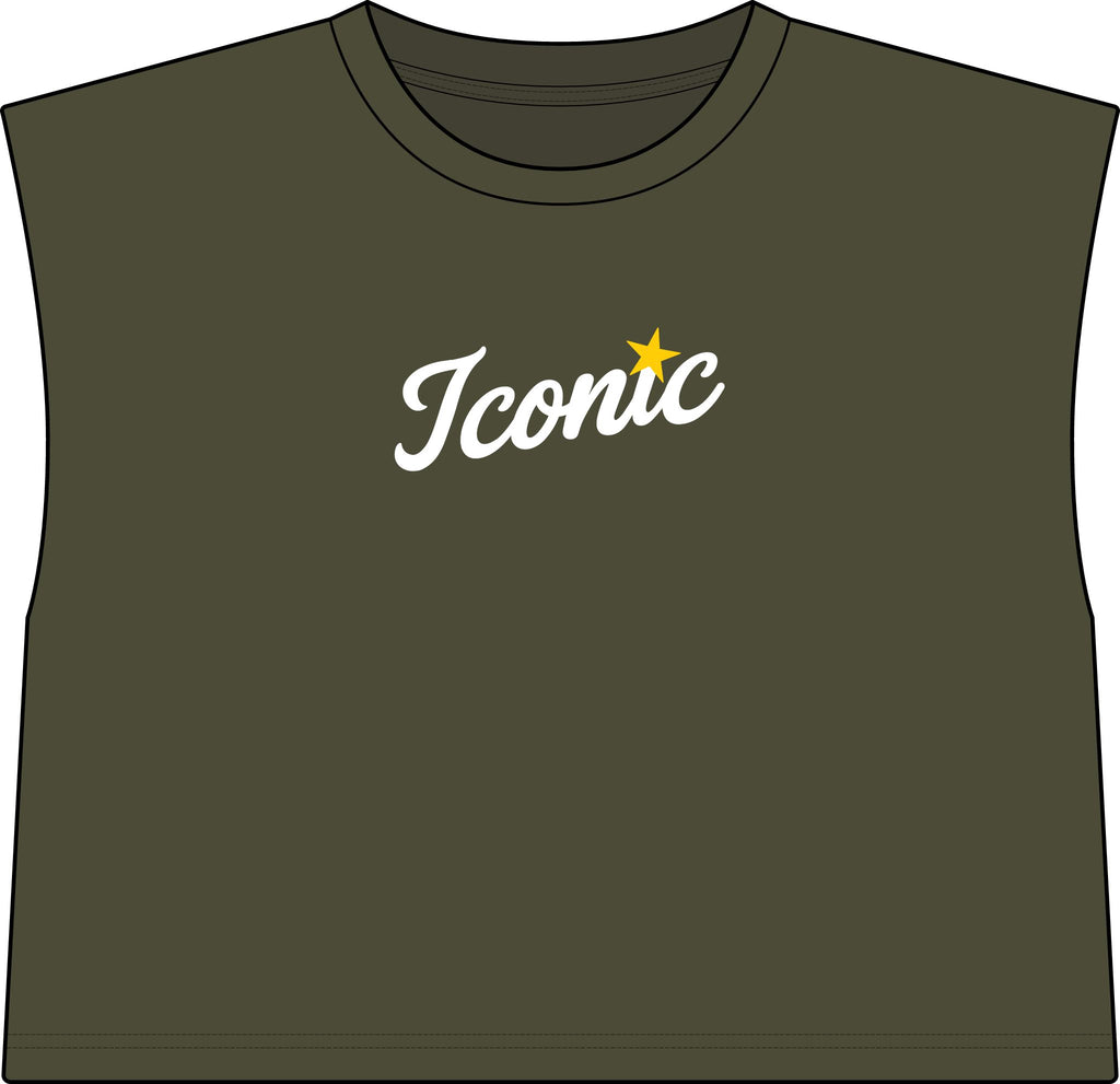 Iconic Cropped Muscle Tee