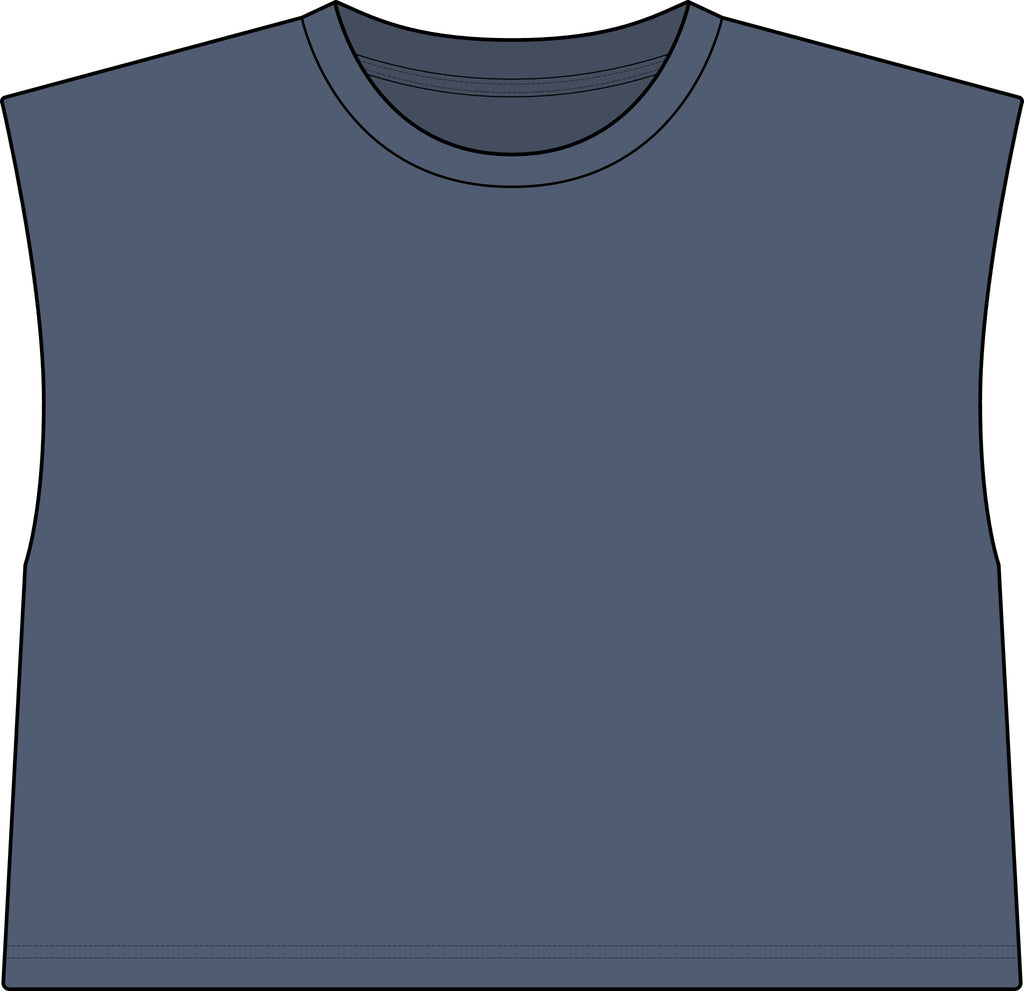 Delulu is the Solulu Cropped Muscle Tee